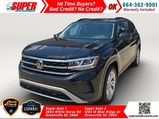 2021 Volkswagen Atlas 3.6L V6 SE w/Technology for sale in Greenville, SC