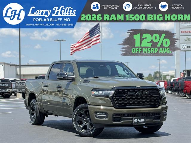 2026 Ram 1500 Big Horn Crew Cab 4x4 5'7" Box for sale in Poplar Bluff, MO