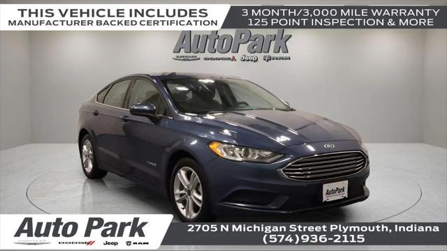 2018 Ford Fusion Hybrid S for sale in PLYMOUTH, IN