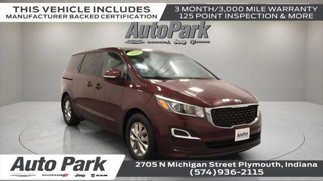 2019 Kia Sedona LX for sale in PLYMOUTH, IN