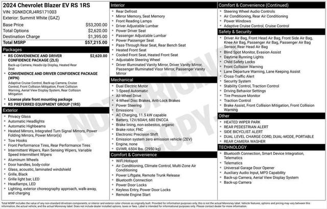 2024 Chevrolet V Blazer eAWD RS for sale in Pataskala, OH
