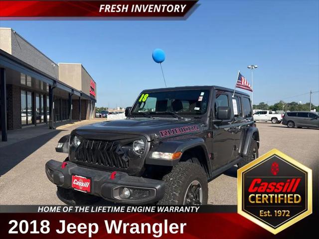 2018 Jeep Wrangler Unlimited Rubicon 4x4 for sale in Cedar Rapids, IA