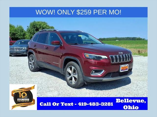 2020 Jeep Cherokee Limited 4x4 for sale in Bellevue, OH