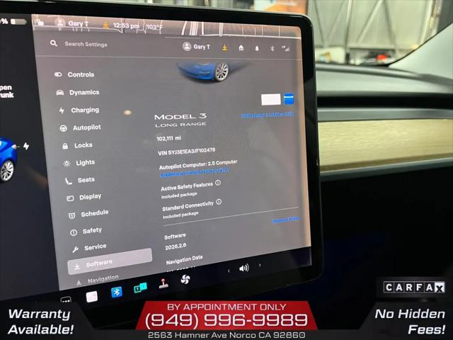 2018 Tesla Model 3 Long Range