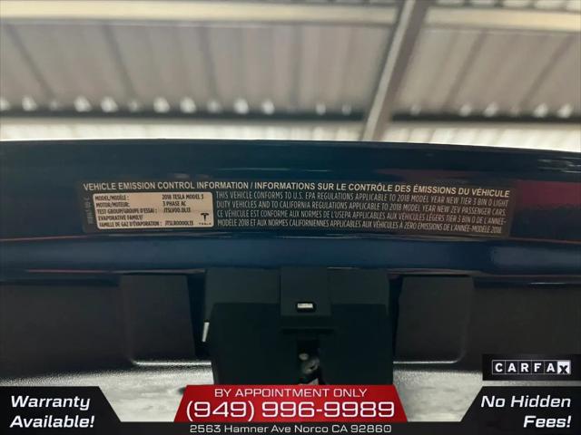 2018 Tesla Model 3 Long Range