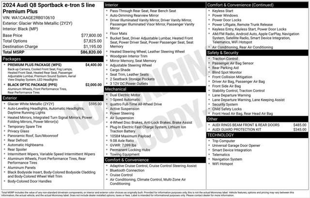 2024 Audi e-tron S line Premium Plus quattro for sale in Schaumburg, IL