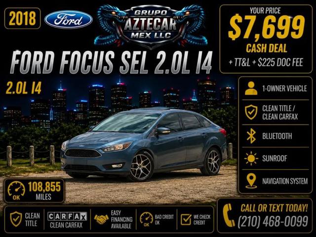 2018 Ford Focus SEL for sale in San Antonio, TX