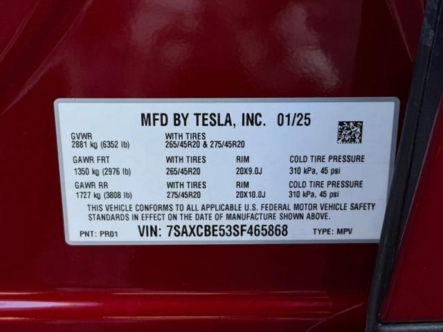 2025 Tesla Model X Long Range