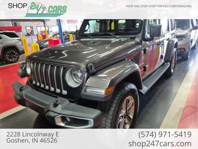 2020 Jeep Wrangler Unlimited Sahara for sale in Larwill, IN