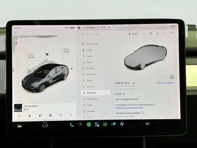 2020 Tesla Model 3 Long Range Dual Motor All-Wheel Drive