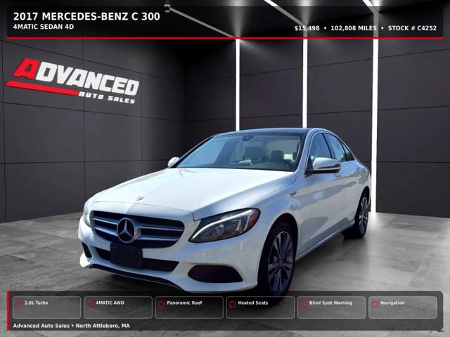 2017 Mercedes-Benz C-CLASS C 300 4MATIC for sale in North Attleboro, MA