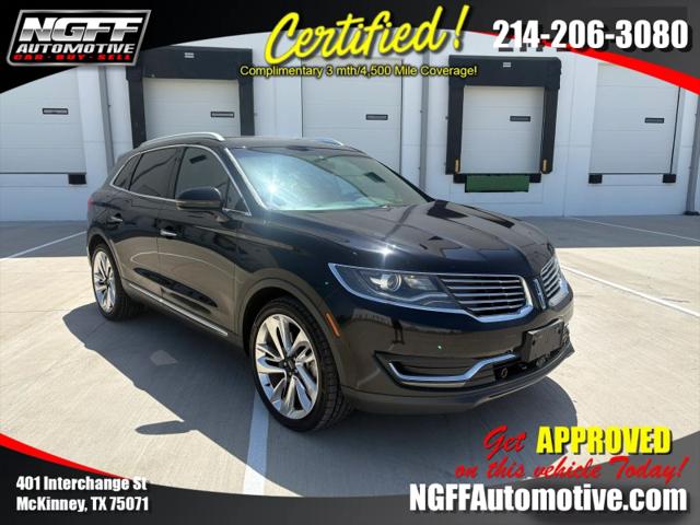 2016 Lincoln MKX Reserve for sale in McKinney, TX
