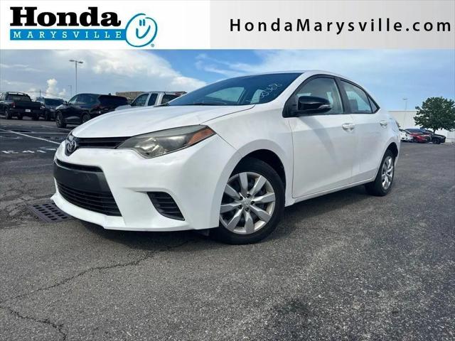 2016 Toyota Corolla LE for sale in Marysville, OH