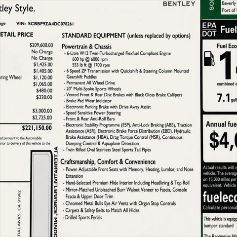 2013 Bentley Continental Flying Spur Speed
