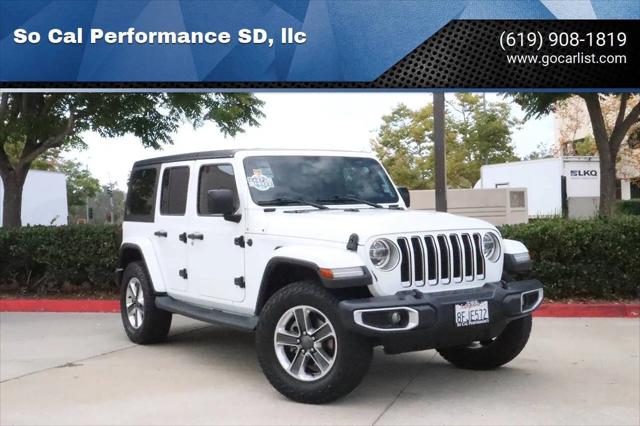 2018 Jeep Wrangler Unlimited Sahara 4x4 for sale in San Diego, CA