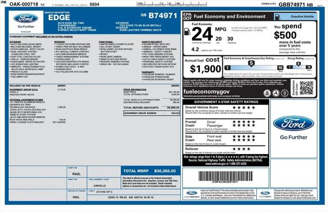 2016 Ford Edge SEL 2016 Ford Edge SEL