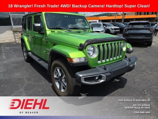 2018 Jeep Wrangler Unlimited Sahara 4x4