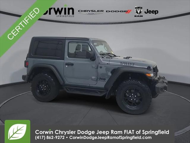 2024 Jeep Wrangler 2-Door Willys 4x4 for sale in Springfield, MO