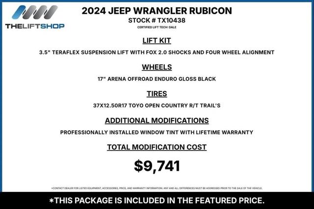 2024 Jeep Wrangler 4-Door Rubicon 4x4 for sale in Lubbock, TX