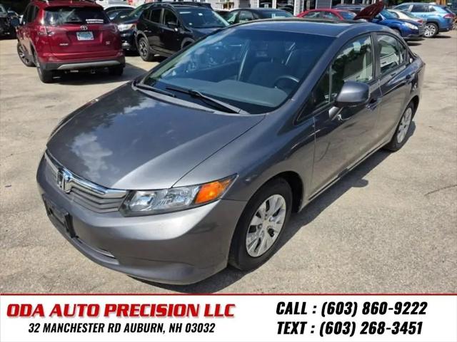 2012 Honda Civic LX for sale in Auburn, NH