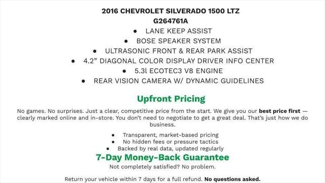 2016 Chevrolet Silverado 1500 LTZ for sale in Manitowoc, WI