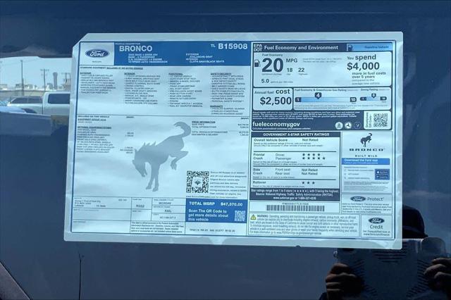 New 2026 Ford Bronco Base For Sale in Lubbock, TX