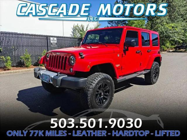 2015 Jeep Wrangler Unlimited Sahara for sale in Portland, OR