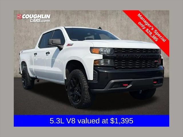 2021 Chevrolet Silverado 1500 4WD Crew Cab Standard Bed Custom Trail Boss for sale in Pataskala, OH