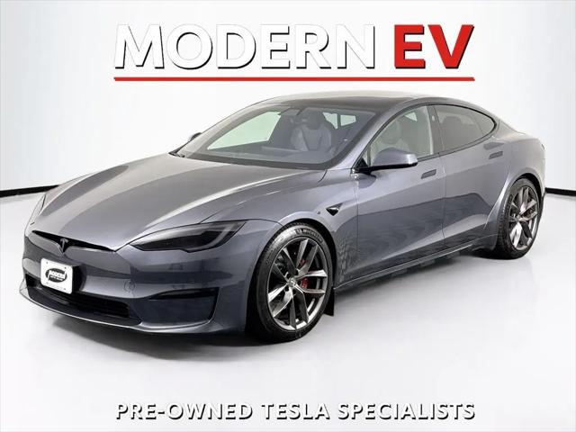 2022 Tesla Model S Plaid Tri Motor All-Wheel Drive for sale in Tyngsboro, MA