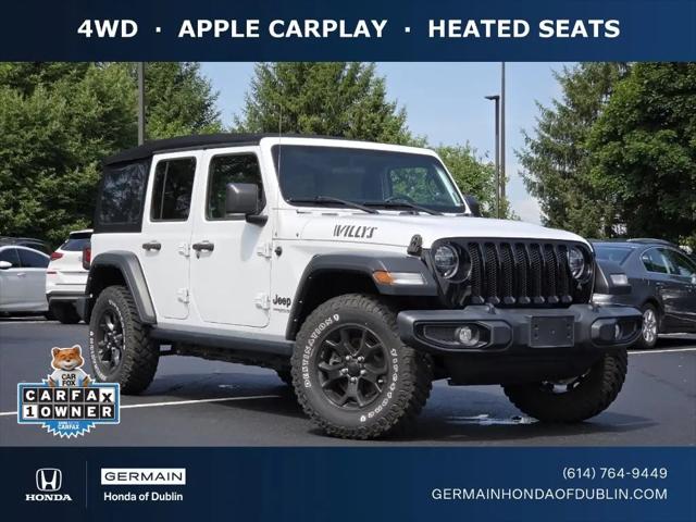 2022 Jeep Wrangler Unlimited Willys 4x4 for sale in Dublin, OH