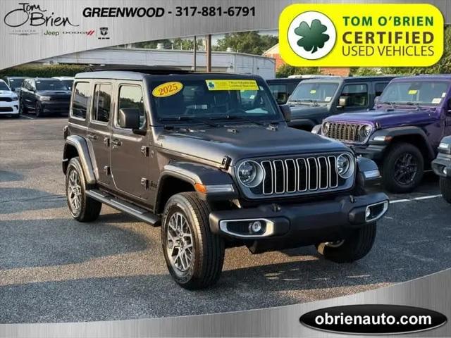 2025 Jeep Wrangler 4-Door Sahara 4x4 for sale in Greenwood, IN