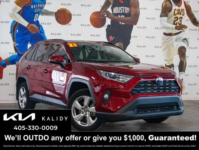 2021 Toyota RAV4 Hybrid XLE Premium for sale in Edmond, OK