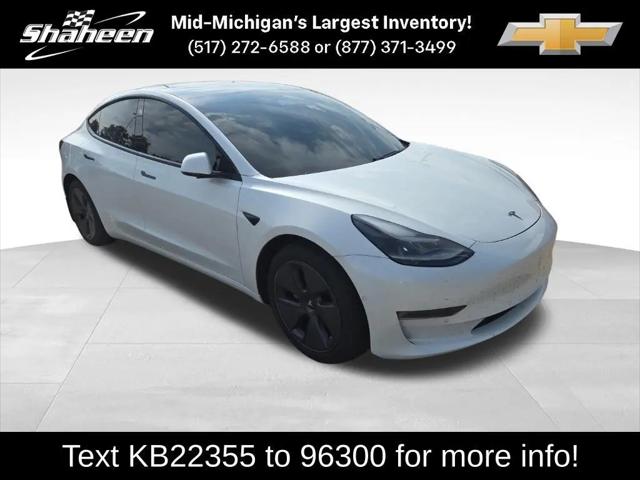 2021 Tesla Model 3 Standard Range Plus Rear-Wheel Drive for sale in Lansing, MI