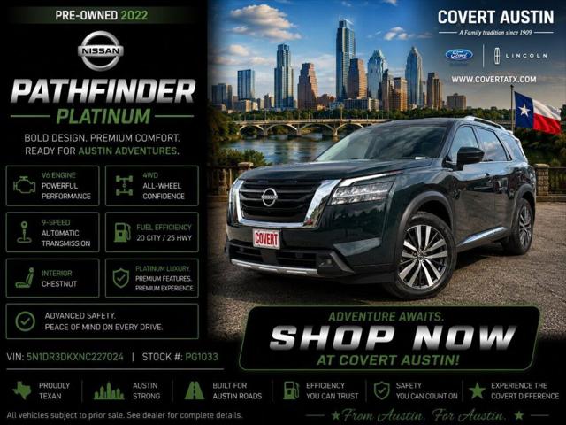 2022 Nissan Pathfinder Platinum 4WD for sale in Austin, TX