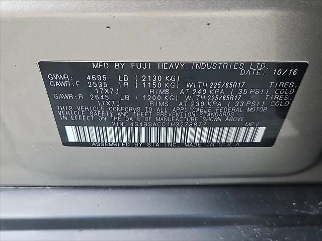 2017 Subaru Outback 2.5i Premium
