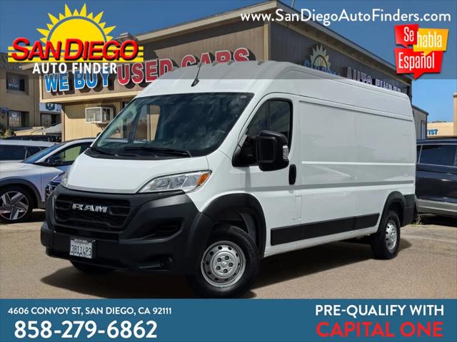 2023 Ram ProMaster 2500 Cargo Van High Roof 159" WB for sale in San Diego, CA