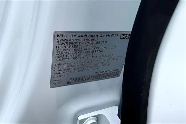 2026 Audi RS Q8 performance quattro tiptronic