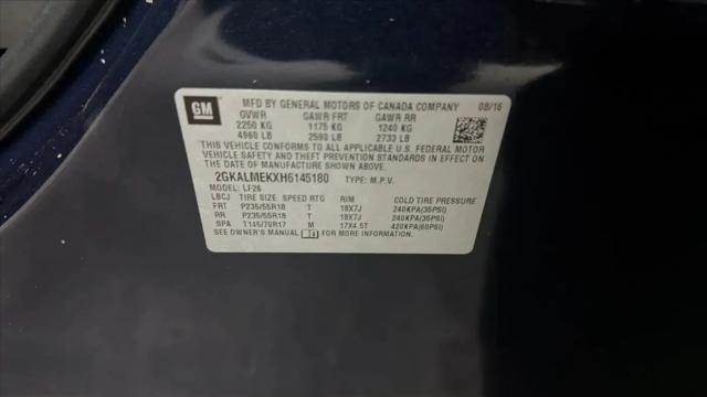 2017 GMC Terrain SLE-1