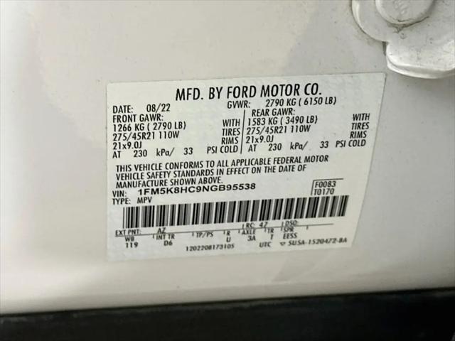 2022 Ford Explorer Platinum