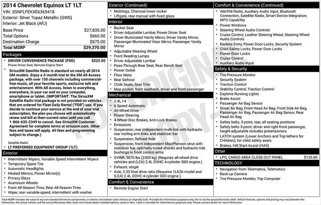 2014 Chevrolet Equinox LT for sale in Dover, DE