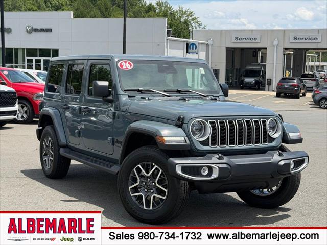 2026 Jeep Wrangler 4-Door Sahara 4x4 for sale in Albemarle, NC