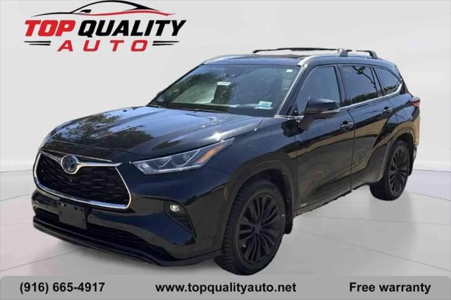 2023 Toyota Highlander Hybrid Platinum for sale in Fair Oaks, CA