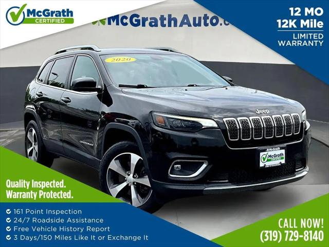2020 Jeep Cherokee Limited 4x4 for sale in Davenport, IA