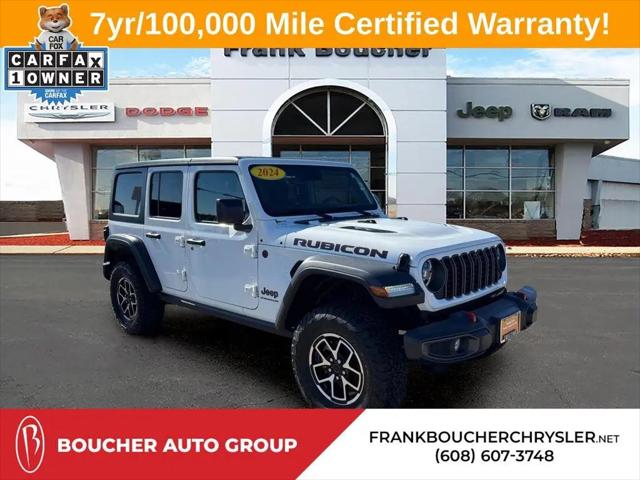 2024 Jeep Wrangler 4-Door Rubicon 4x4 for sale in Janesville, WI