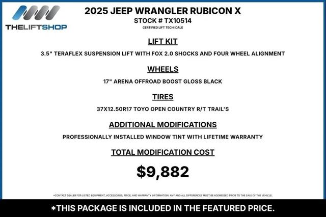 2025 Jeep Wrangler 4-Door Recon 4x4 for sale in Lubbock, TX