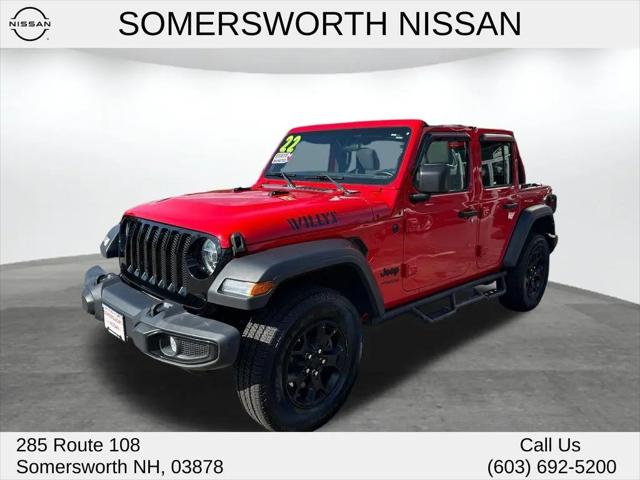 2022 Jeep Wrangler Unlimited Willys 4x4 for sale in Somersworth, NH