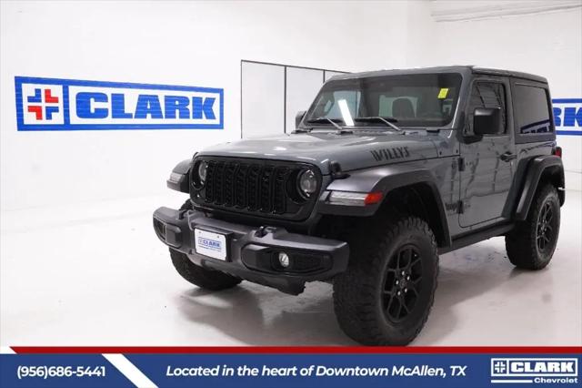 2024 Jeep Wrangler 2-Door Willys 4x4 for sale in McAllen, TX