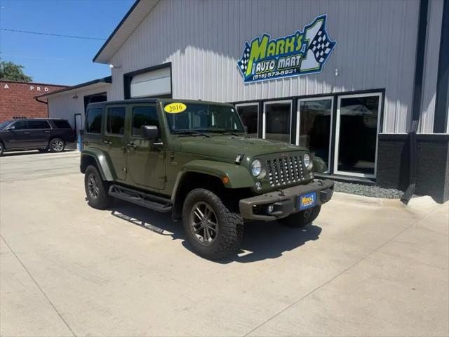 2016 Jeep Wrangler Unlimited 75th Anniversary for sale in Fort Dodge, IA