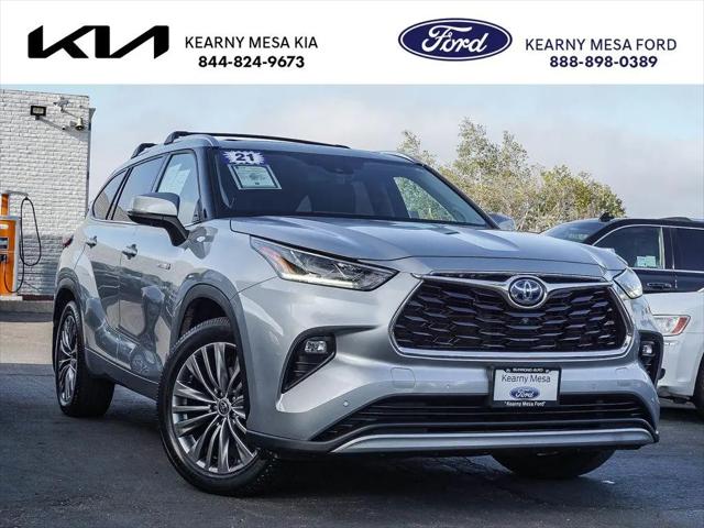 2021 Toyota Highlander Hybrid Platinum for sale in San Diego, CA