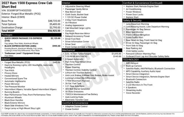 2027 Ram 1500 Express for sale in Marshfield, WI